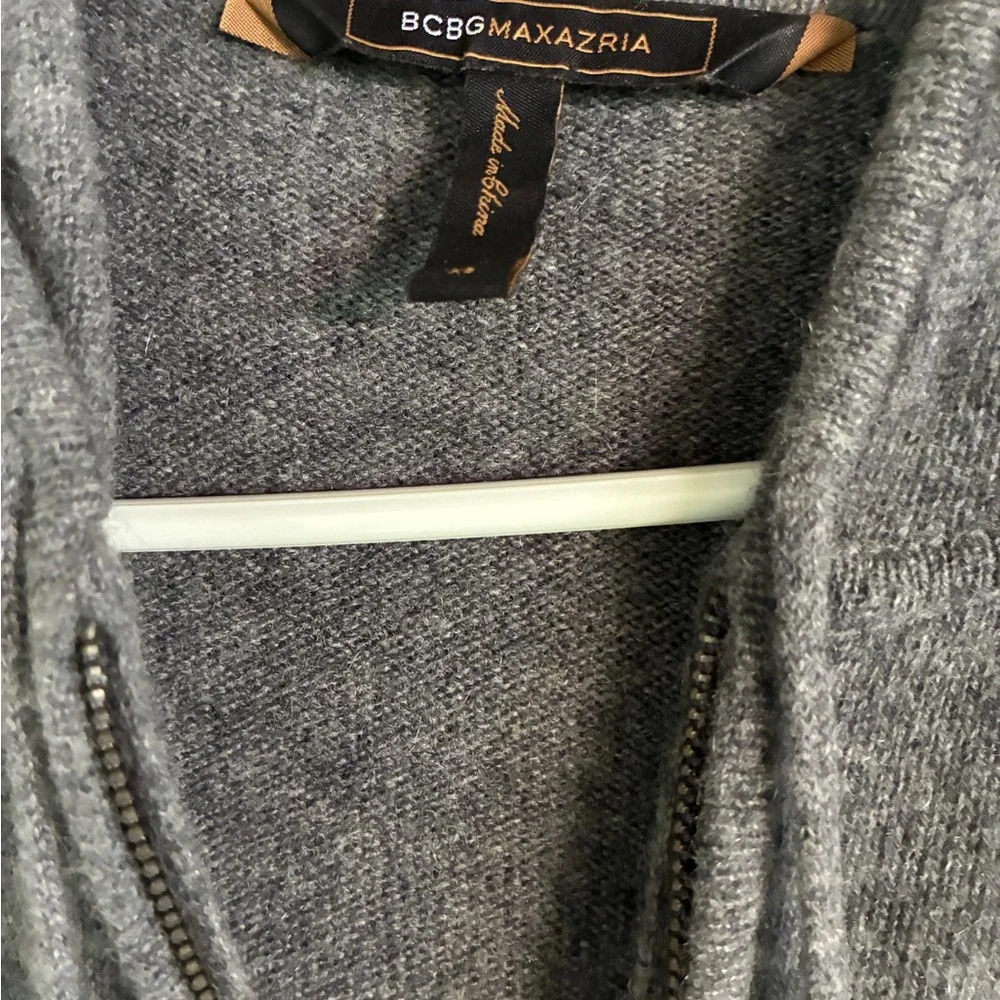 BCBGMaxAzria Cashmere Zip Hoody - Picture 3 of 7